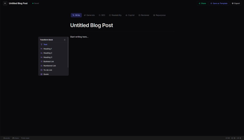 Fyntbox Studio Block Editor